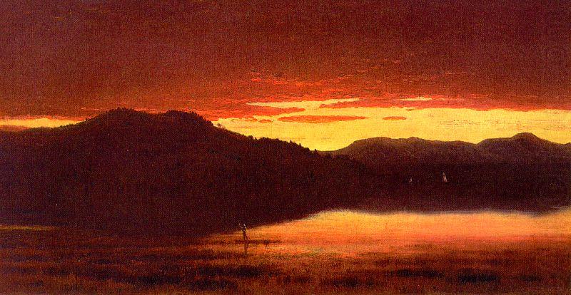 Sanford Robinson Gifford Twilight at Mt Merino oil painting picture